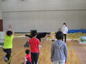 R5.5.13　公開講座　第１回　「少年少女のための運動能力向上教室(小学生)」を開催いたしました
